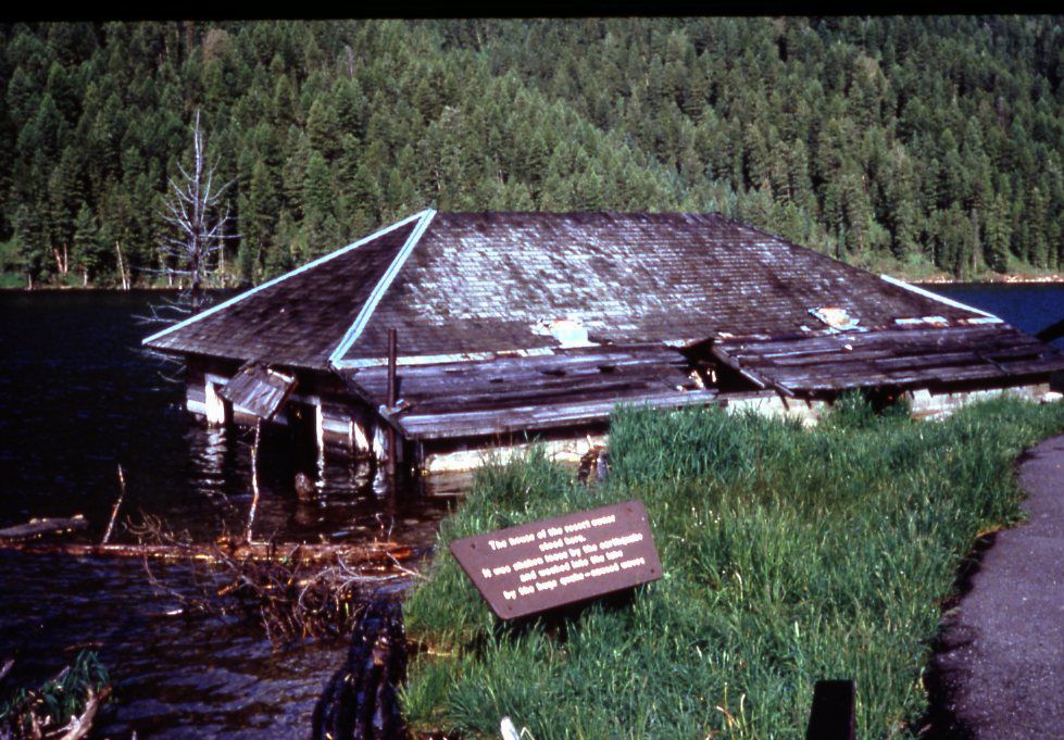 Hebgen Lake cabin, 1984